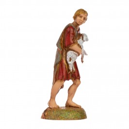 Pastorello con agnello Landi 6 cm