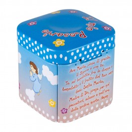 Scatola in Latta con Rosario