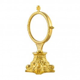 Ostensorio ottone dorato