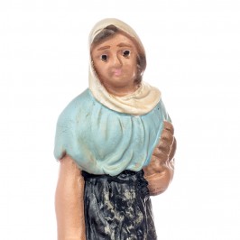 Contadina con Brocca in Gesso 15 cm