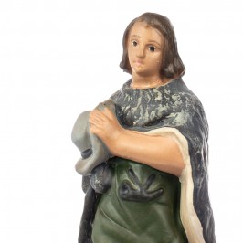 Pastore con Cappello in Gesso 15 cm