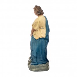 Contadina e Fontana in Gesso 15 cm