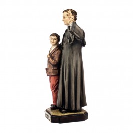 Statua Don Bosco e Domenico Savio 30 cm