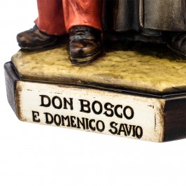Statua Don Bosco e Domenico Savio 30 cm