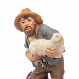 Pastore Anziano con Pecora...