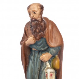 Pastore con Lanterna in Gesso