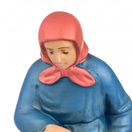 Contadina con Pecorella in...