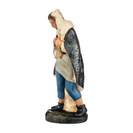Pastore con pecora 20 cm in...