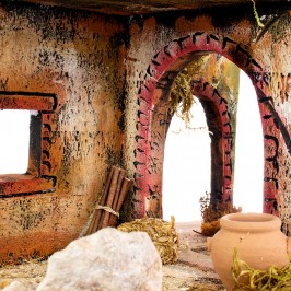 Capanna Presepe in Sughero