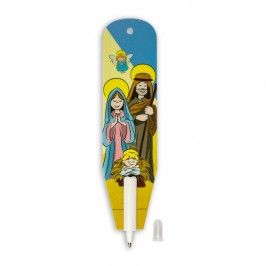 Penna Segnalibro con Natività