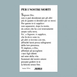 Santino Per i Nostri Morti