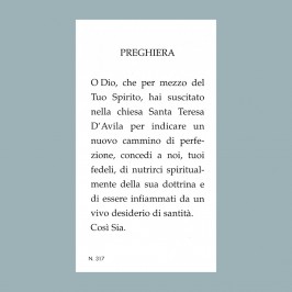 Santino Santa Teresa D'Avila