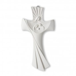 Crocifisso in Resina Bianca