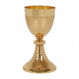 Calice in Ottone Martellato