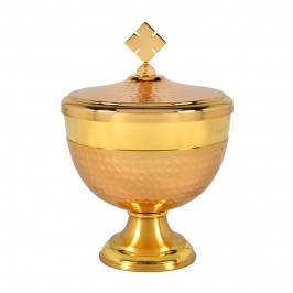 Pisside In Ottone Martellata