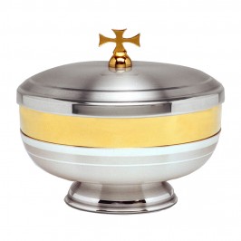 Set Patena e Pisside in Ottone