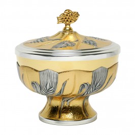 Pisside Ottone Cesellata a...