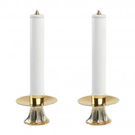 Coppia di Candelieri in Ottone