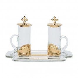 Coppia Ampolle Acqua e Vino...