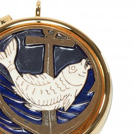 Teca Eucaristica in Metallo...