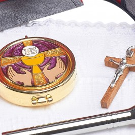 Borsello con Teca e Croce