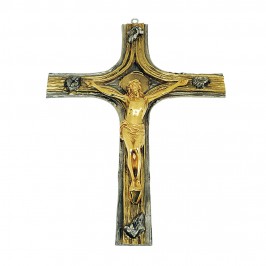Crocifisso in Ottone Bicolore