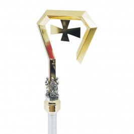 Bastone Pastorale in Ottone
