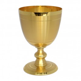 Calice in Ottone Dorato