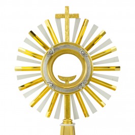 Ostensorio in Ottone h 60 cm