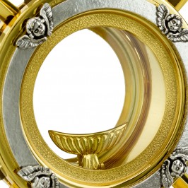 Ostensorio in Ottone h 60 cm