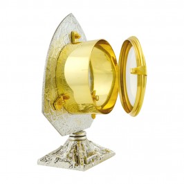 Ostensorio Ottone h 21 cm