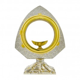 Ostensorio Ottone h 21 cm