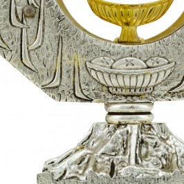 Ostensorio Ottone h 21 cm
