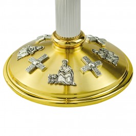 Ostensorio con Pietre Blu e...