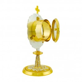 Ostensorio in Ottone Bicolore