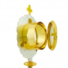 Ostensorio in Ottone Bicolore