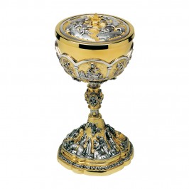 Pisside in Ottone Bicolore