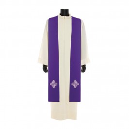 Stola con Croce Ricamata