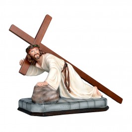 Statua Gesù Cadente in Resina