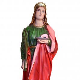 Statua Santa Lucia h 85 cm