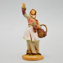 Pastorella con Cesto d'Uva...