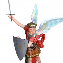 Statua San MIchele con...