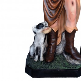 Statua San Rocco alta 160...