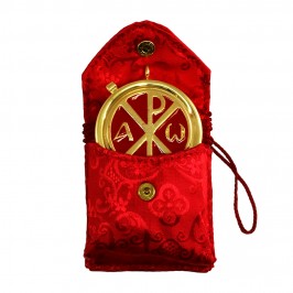 Portateca in Raso Rosso