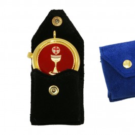 Custodia in Camoscio con Teca