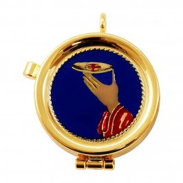 Custodia in Camoscio con Teca