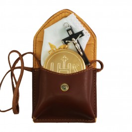 Custodia Portateca in Cuoio